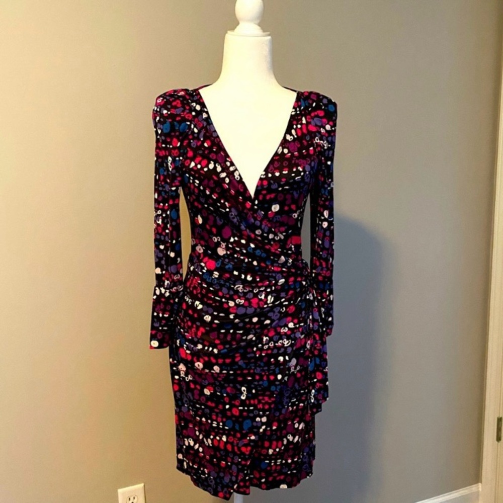NEW WITH TAGS Diane Von Furstenberg True Wrap Dress Soft Jersey Size 8 $100